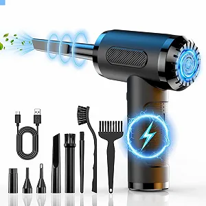 Электрический воздуходувка AMFUN 3-Speed 50,000 rpm 6000 mAh LED USB - Фото 1