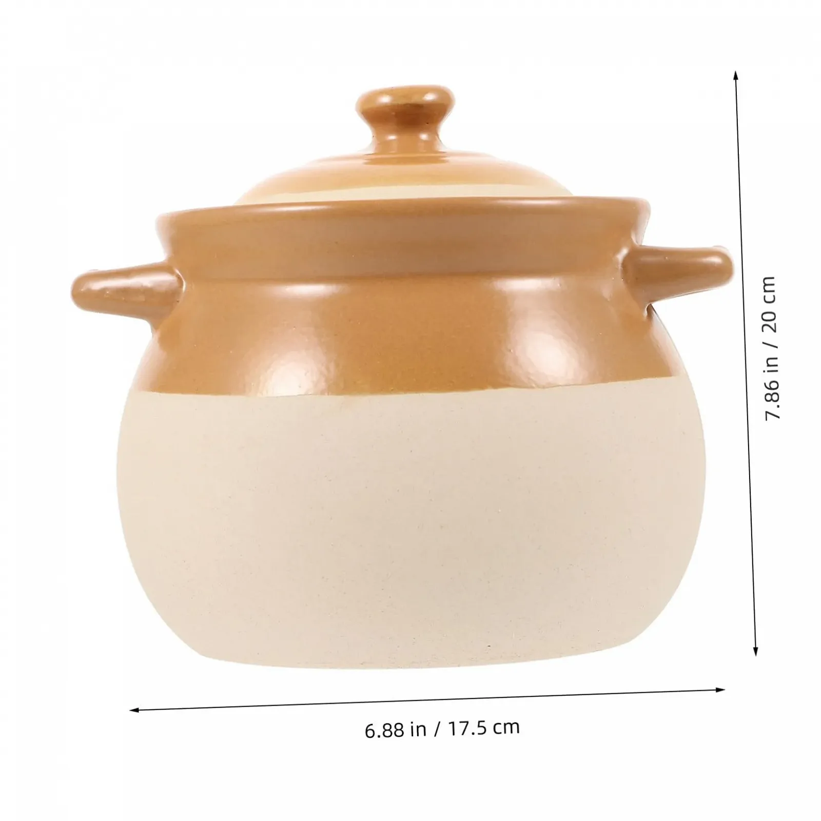 Кастрюля Toyvian Vintage керамическая термостойкая для тушения и рагу, фото №8