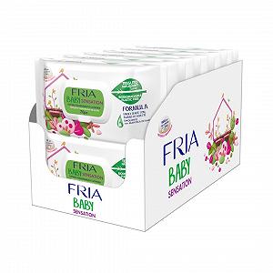Салфетки Fria Baby Sensation С маслом ши, для нежной кожи, дерматологически протестированы, Maxi Эконом-упаковка 840 штук - Фото 1