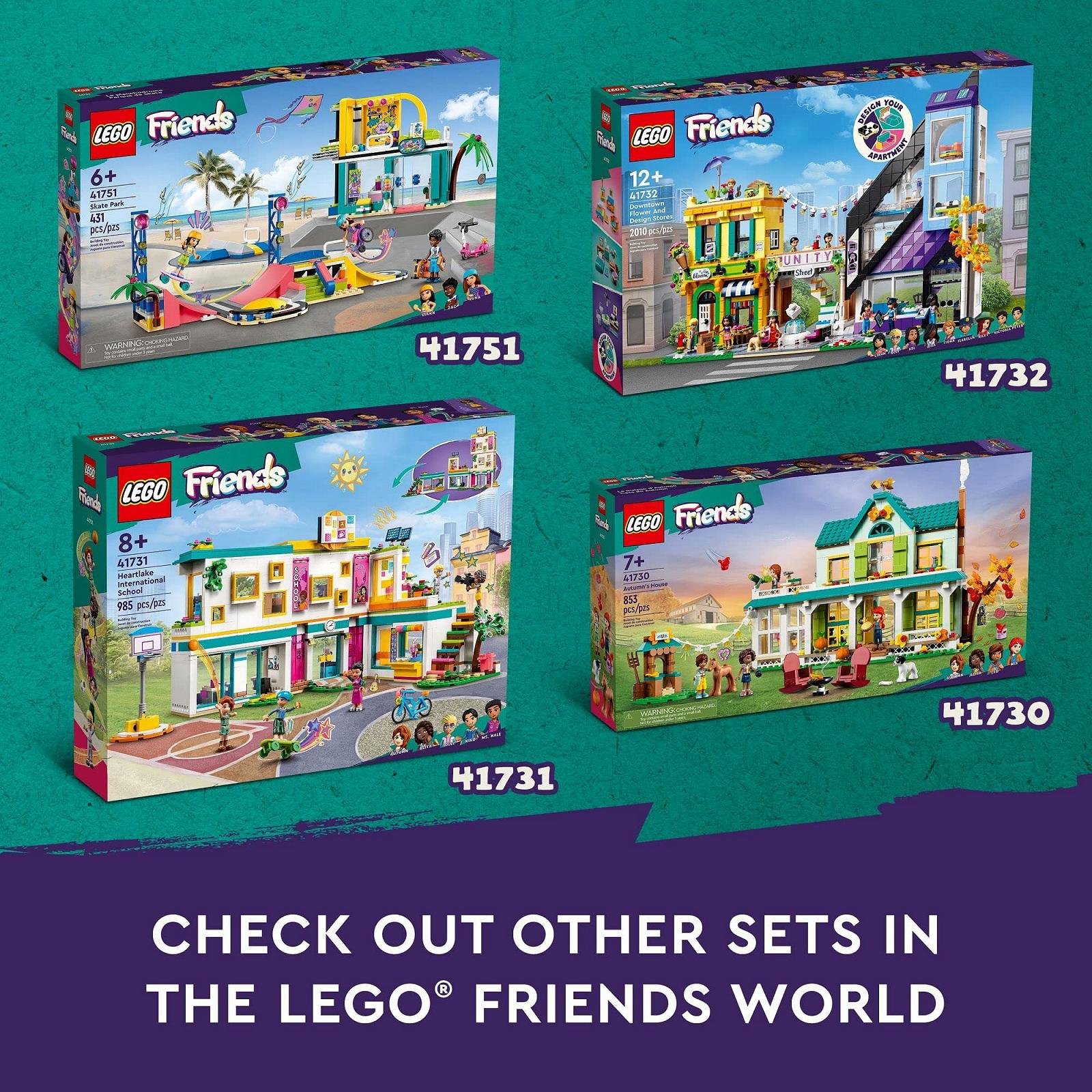 Набор LEGO Friends Heartlake International School 41731 из строительных блоков для детей от 8 лет 985 штук, фото №5