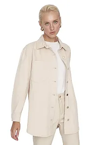 Куртка TRENDYOL Облегающий Стандартный Однотонный - Фото 1