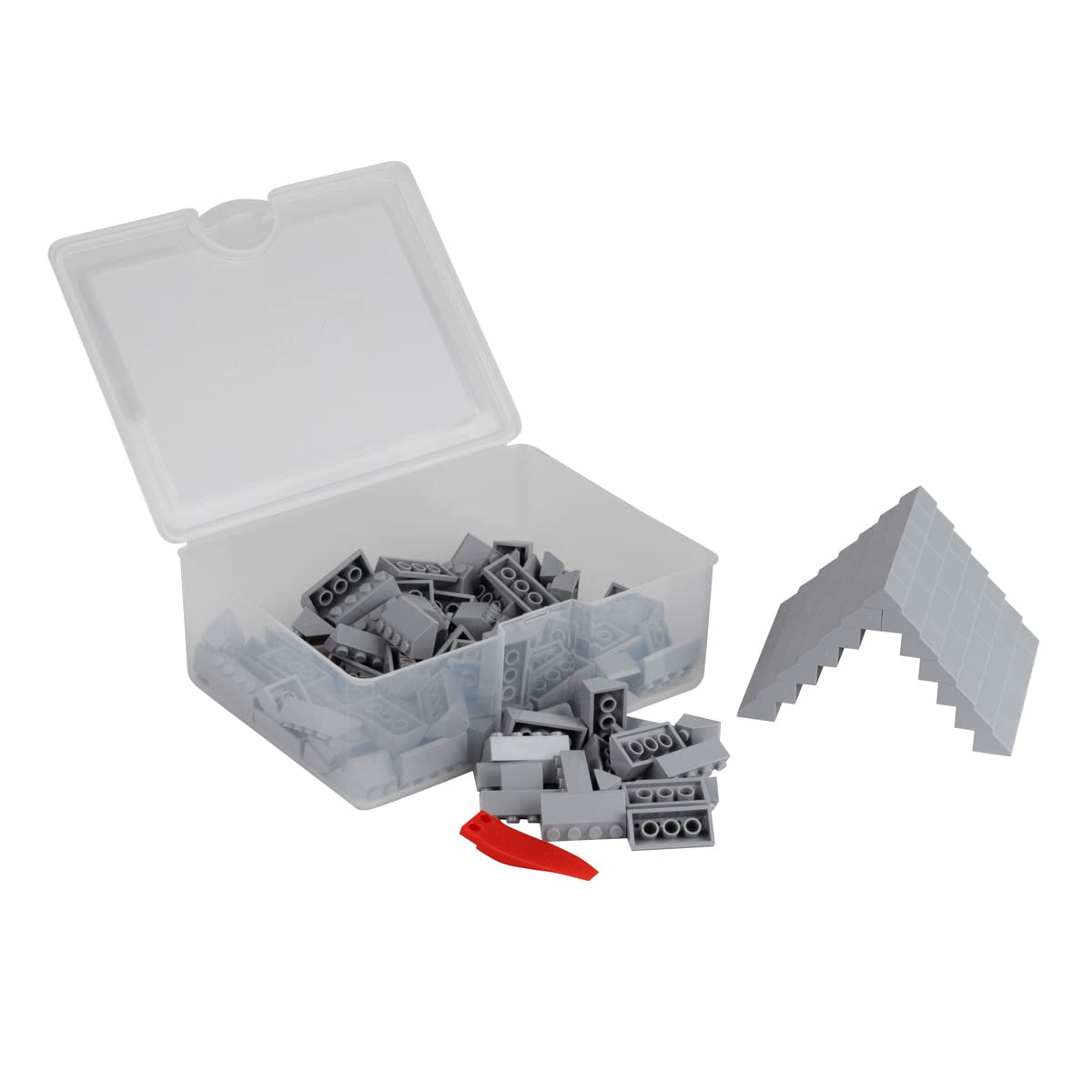 Блок Q-BRICKS 411/150 шт. з даховою плиткою, вікно сірий, фото №1 Блок Q-BRICKS 411/150 шт. з даховою плиткою, вікно сірий, фото №1