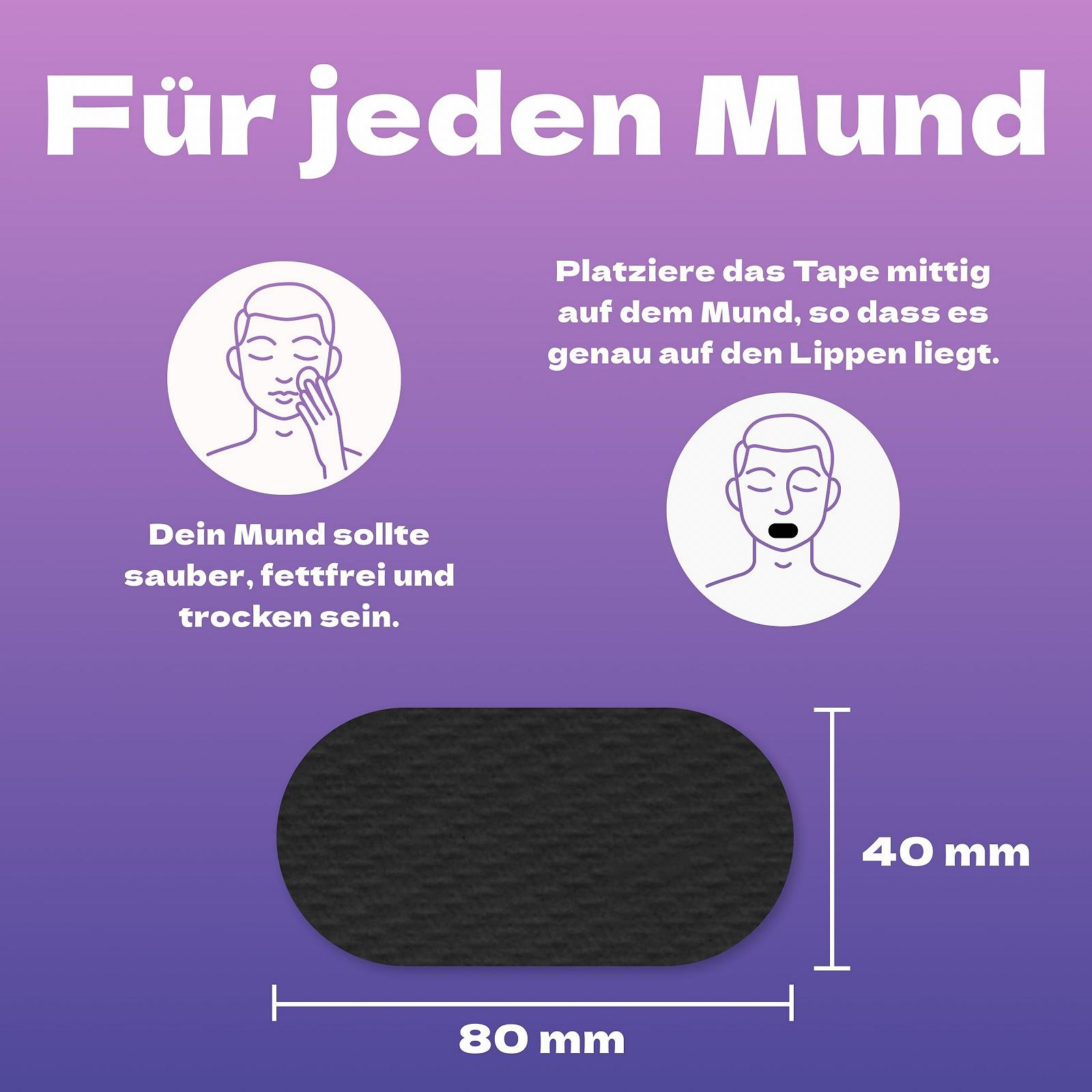 Стрічка для рота (30 штук в упаковці) Смужки для сну Інноваційна, фото №6