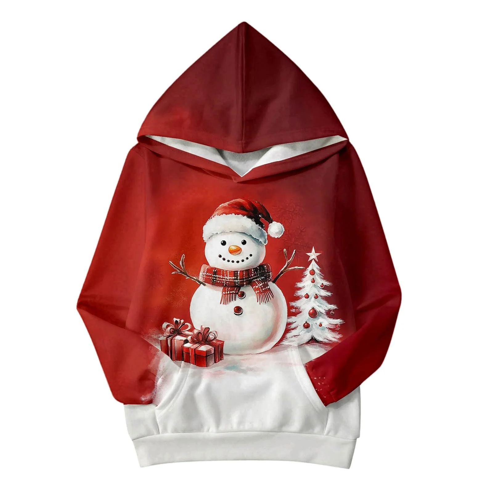 Рождественский джемпер для девочек 158 - Толстовки для девочек с графическим принтом букв, пуловеры с длинными рукавами, повседневный мягкий пуловер, фото №2