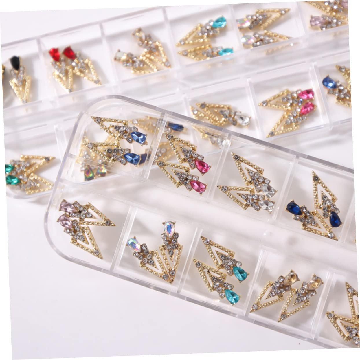 Стразы для ногтей Healvian, 24 шт. Декоративные украшения для маникюра, фото №9