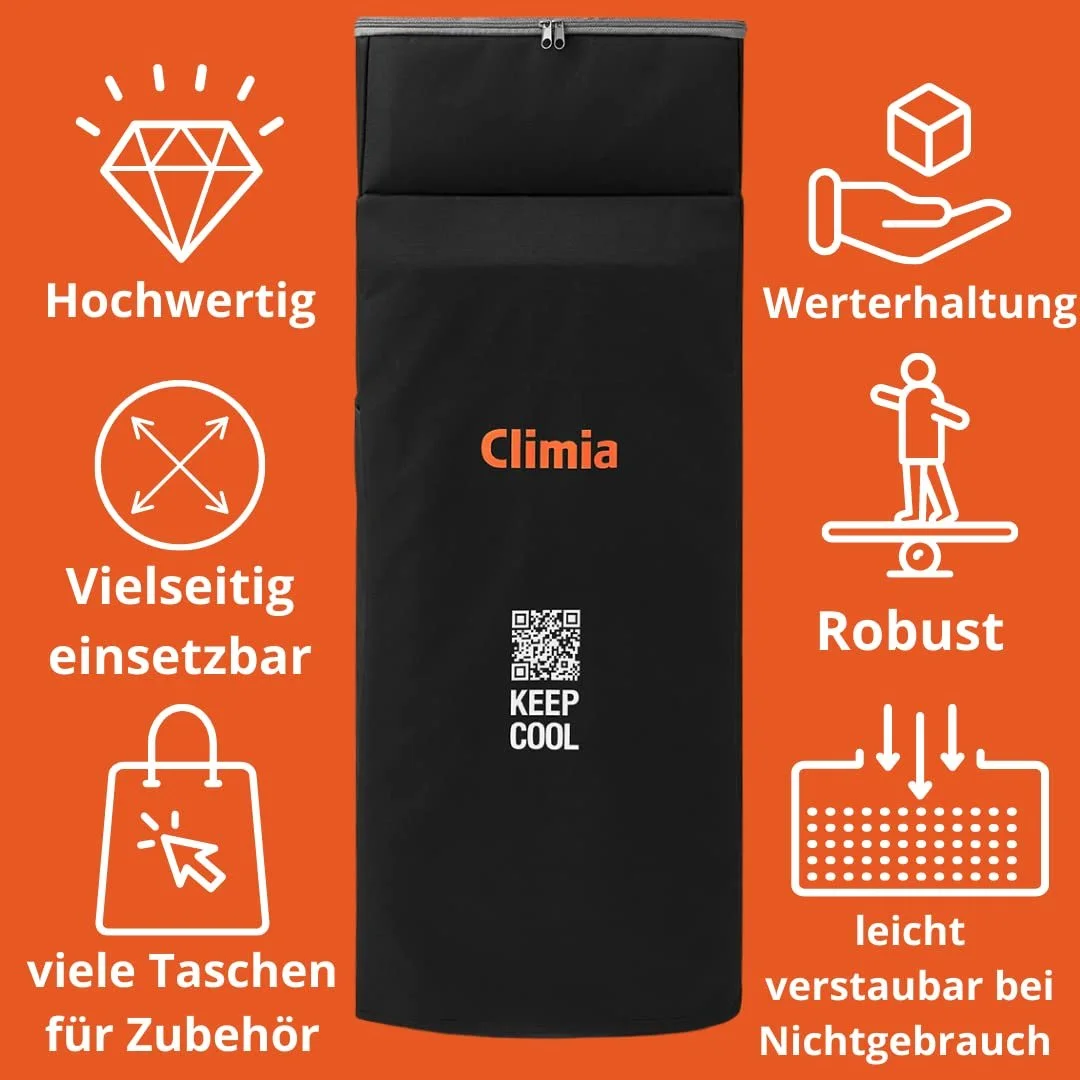 Мобильный кондиционер Climia CMK 2600 3-в-1 Вентилятор Осушитель Экологичный хладагент Защитный чехол, фото №3