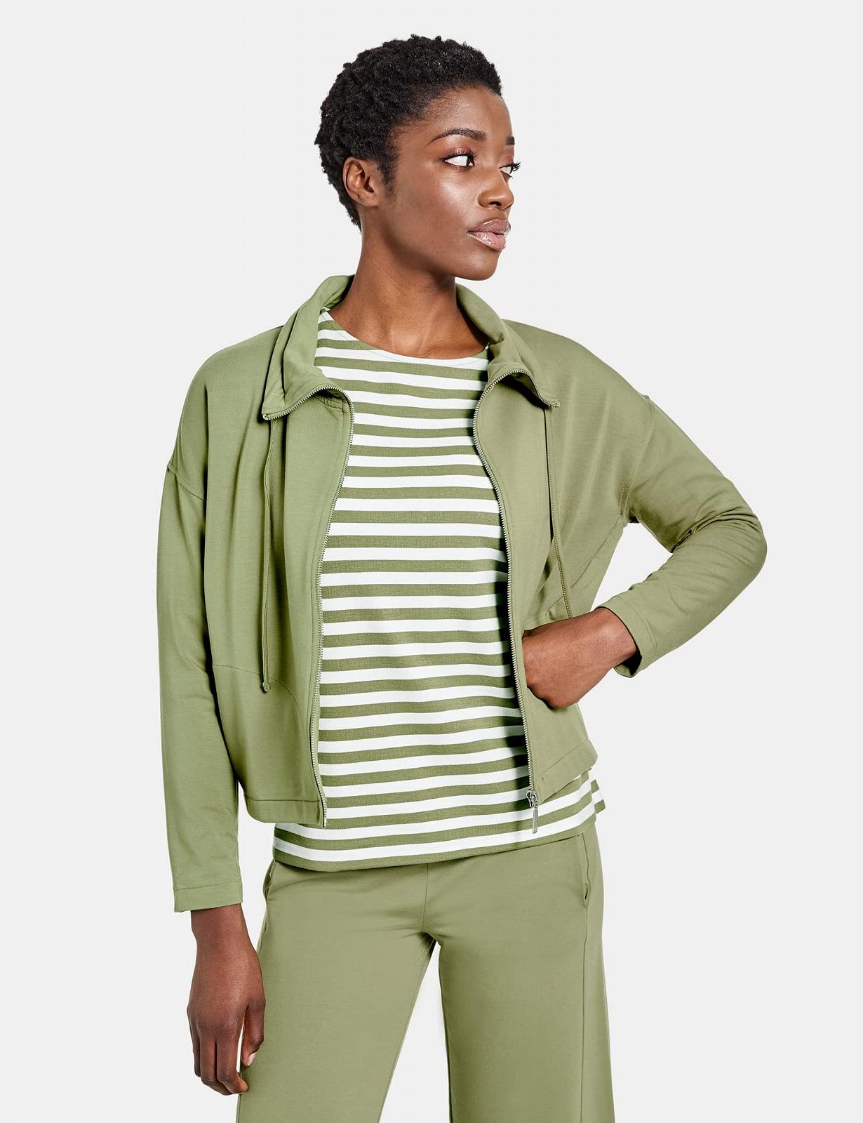 Женская кофта Gerry Weber с длинными рукавами, однотонная, фото №4