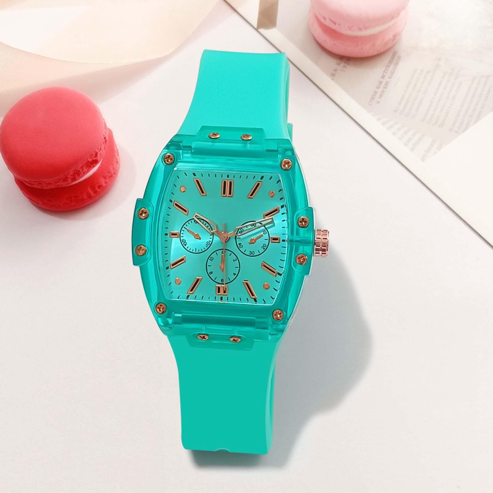 Женские Ретро Часы Модные Женские Часы Красивые и Компактные Женские Часы Повседневные и Простые Элегантные Женские Часы (E, One Size), фото №2