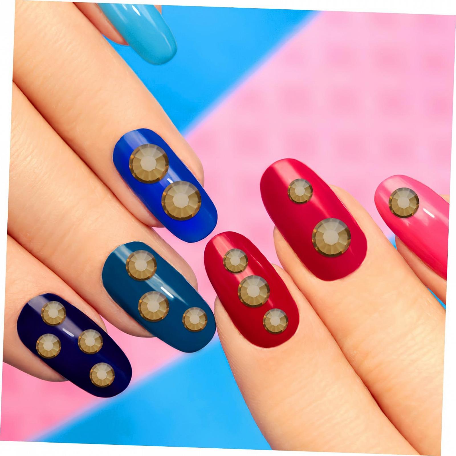 Стрази для манікюру COHEALI Золотий Колір SS10, 4320 шт, фото №8