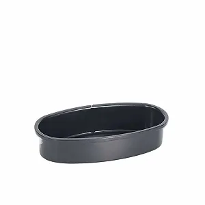 Набір форм для запікання (3 шт) Carbon Steel Овальні Non-stick Black - Фото 1