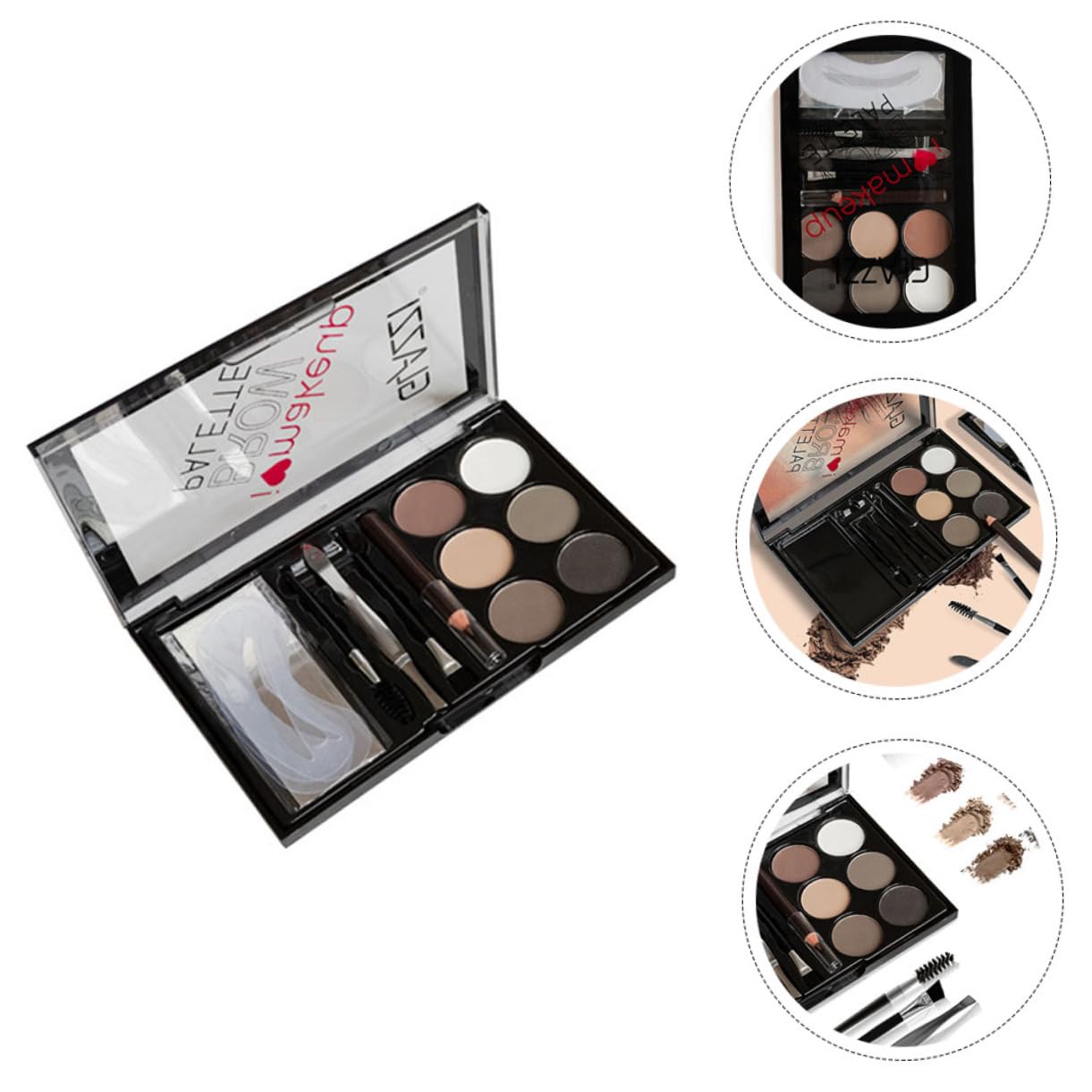 Набір FRCOLOR Пудра для брів Натуральна Жіноча, фото №5