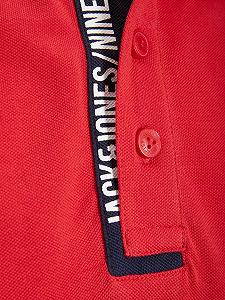 Рубашка поло Jack&Jones 12200444 Standard fit Красный L synthetic.ua - Фото 1