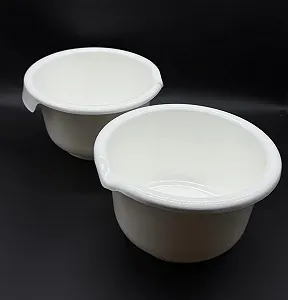 Набір мисок для змішування Kimmel 2.5 L 2 шт White - Фото 1