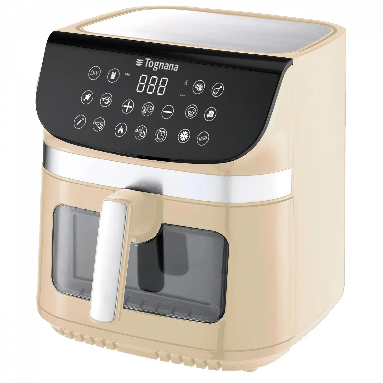 Мультипечь Tognana Iridea 9L 2200W Цифровой дисплей Смотровое окно Champagne, фото №1