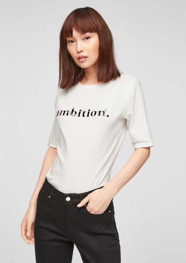 Футболка SLIM FIT 14.103.32.X054-02D3 s.Oliver Білий L, фото №1