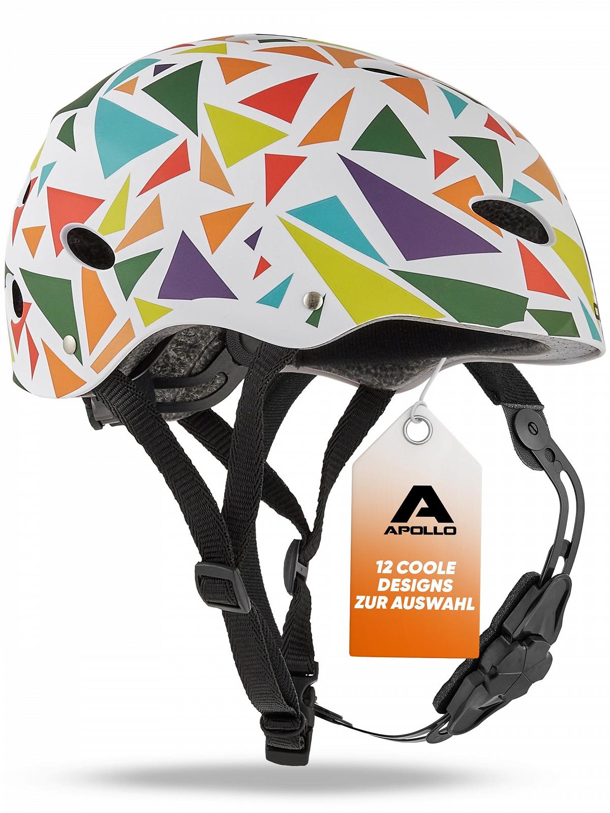 Шлем Apollo Skate, детский, регулируемый, для скейтборда, самоката, BMX, с регулировочным колесом, различных размеров и цветов, фото №1
