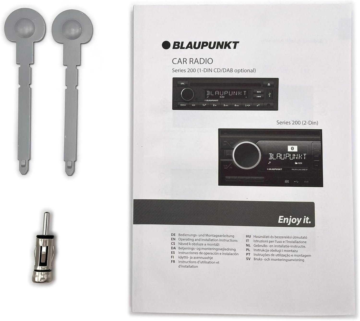 Автомагнитола BLAUPUNKT MADRID 200 BT / Bluetooth / USB / AUX / FM / 1DIN, фото №7