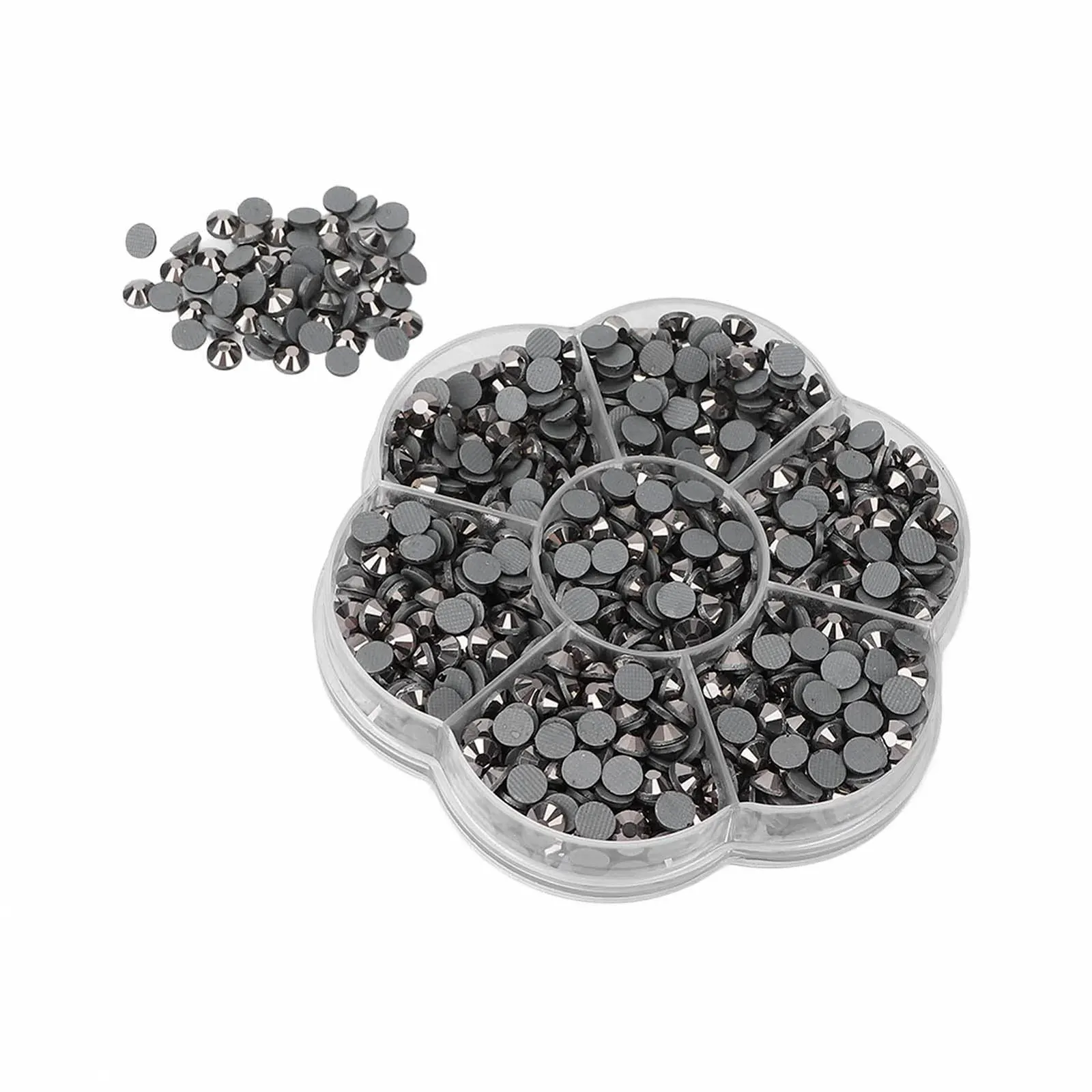 Стрази Скляні JM201 Мінеральна Зола Прозорий, фото №1