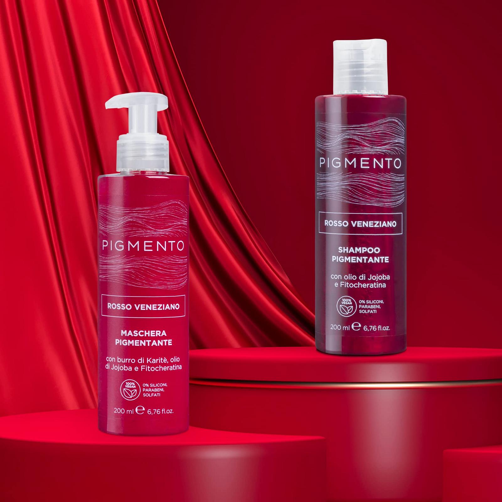 Шампунь Пігмент Venerzian з маслом жожоба та фітохератином 200 мл, фото №2