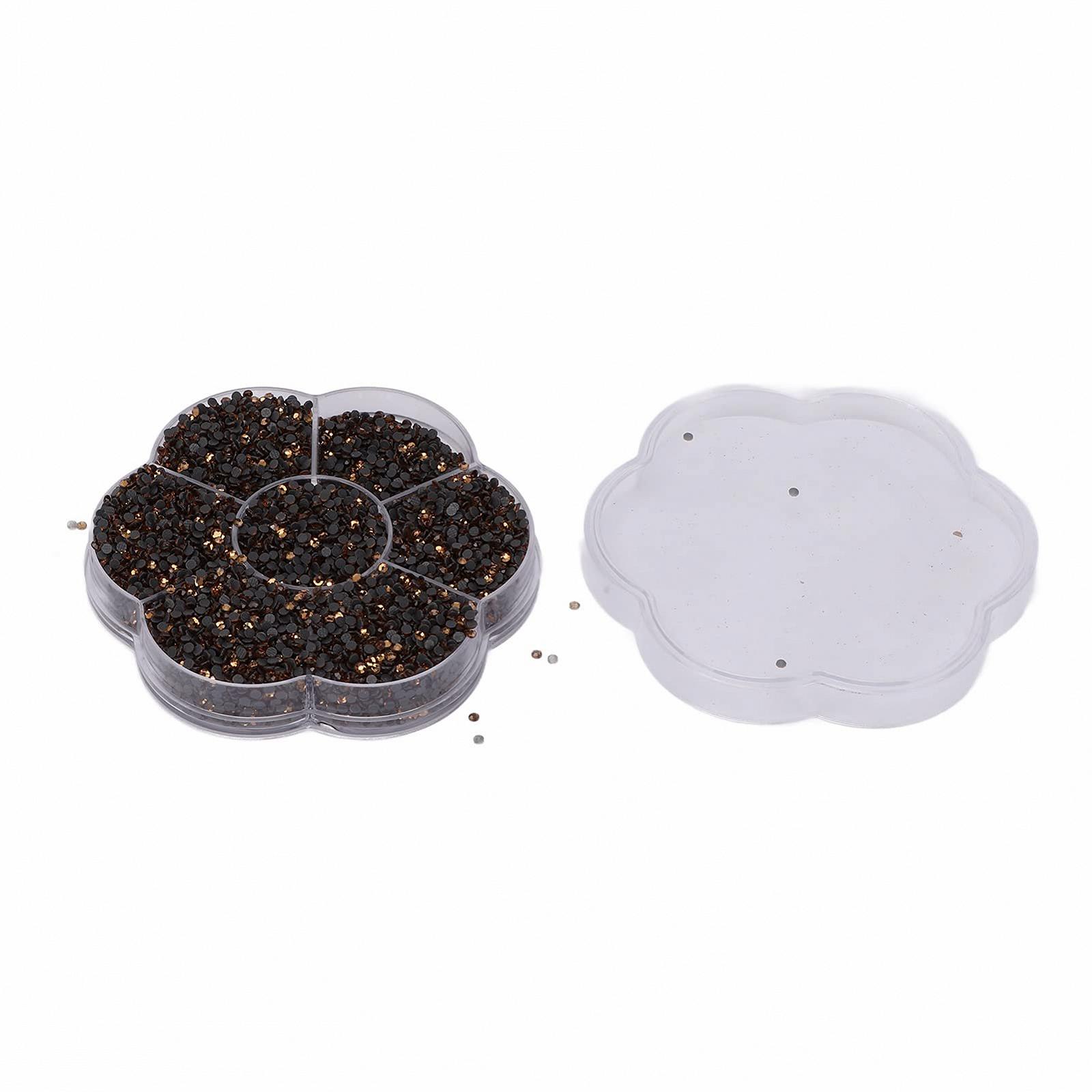 Стрази Круглі Скляні Декоративні S601-Crystal Yellow, фото №7