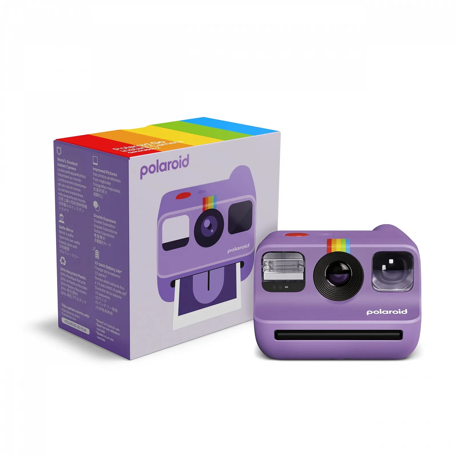 Мини-фотокамера мгновенной печати Polaroid Go Generation 2 Purple 9183, фото №1