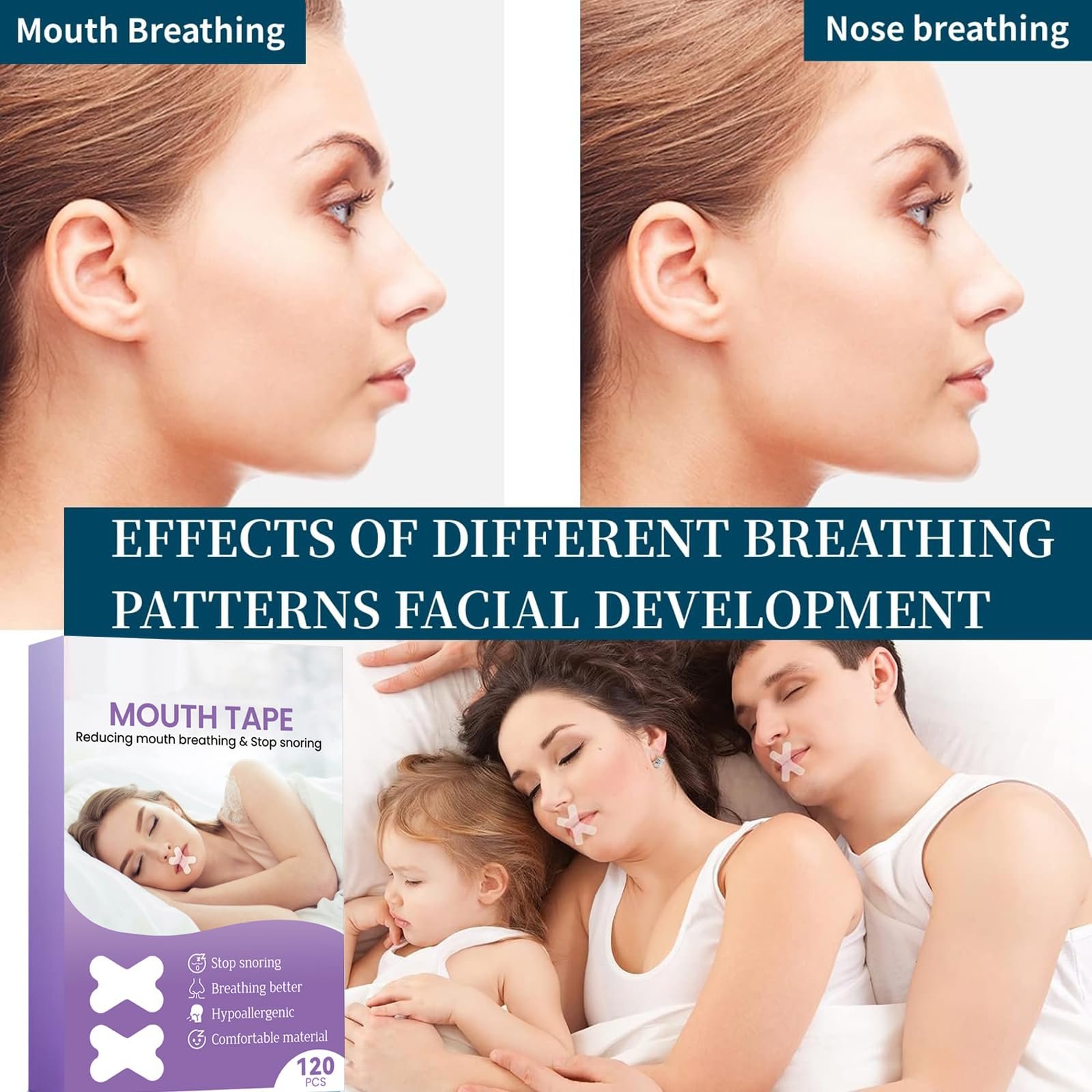 Пластирі для сну на рот, пачка 120 шт., фото №3