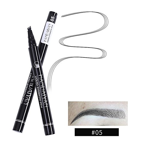 Карандаш для бровей Cocohot 4 Fork Waterproof Durable Liquid Eyebrow Pencil, фото №2