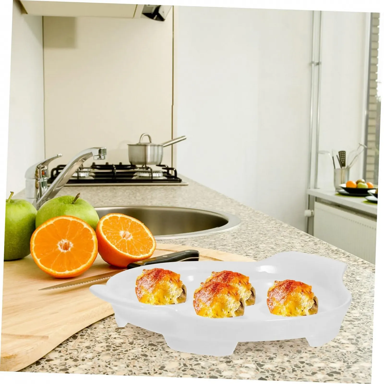 Форми для запікання равликів VANZACK набір 4 шт керамічні з ручками, фото №4