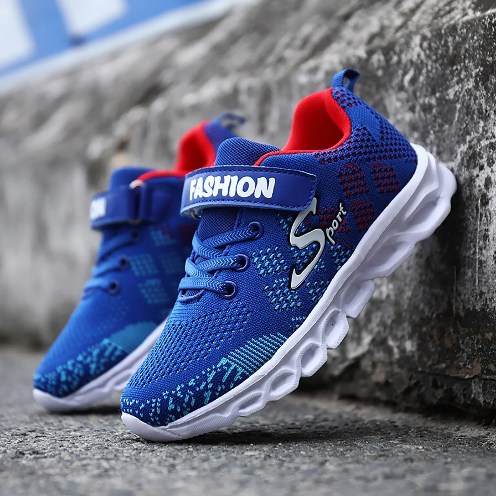 Кроссовки Детские Спортивные для мальчиков и девочек Беговые Кроссовки для помещений Спортивная обувь Детская обувь для баскетбола Легкие Фитнес кроссовки для улицы, фото №4