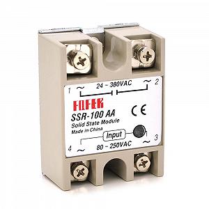 Твердотельное реле Fotek SSR-100АA 100А 24-380В AC - Фото 1