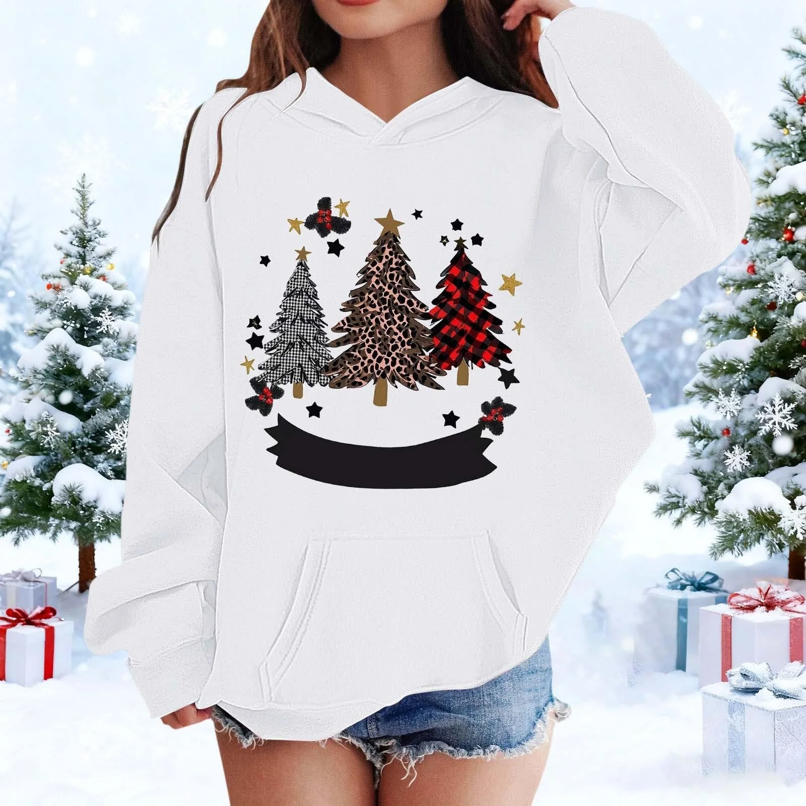 Худи Generisch Рождественский Свитер Девочка Рождественский Пуловер Худи Рождественский Длинный Рукав с Рождественским Мотивом Легкий Рождественский Наряд Удобный Рождественский Костюм, фото №2 Худи Generisch Рождественский Свитер Девочка Рождественский Пуловер Худи Рождественский Длинный Рукав с Рождественским Мотивом Легкий Рождественский Наряд Удобный Рождественский Костюм, фото №2