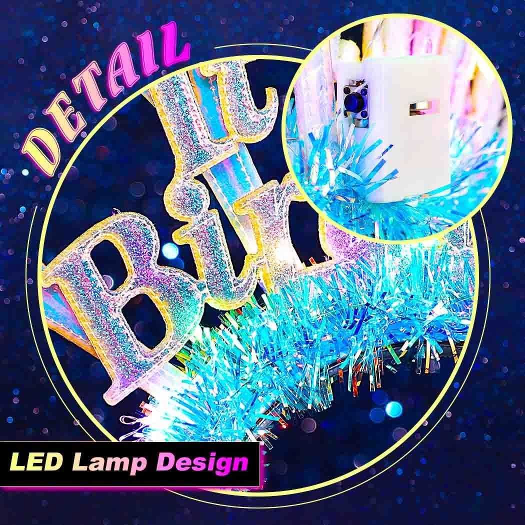 Обруч для волос Light on Happy Birthday, фото №5 Обруч для волос Light on Happy Birthday, фото №5