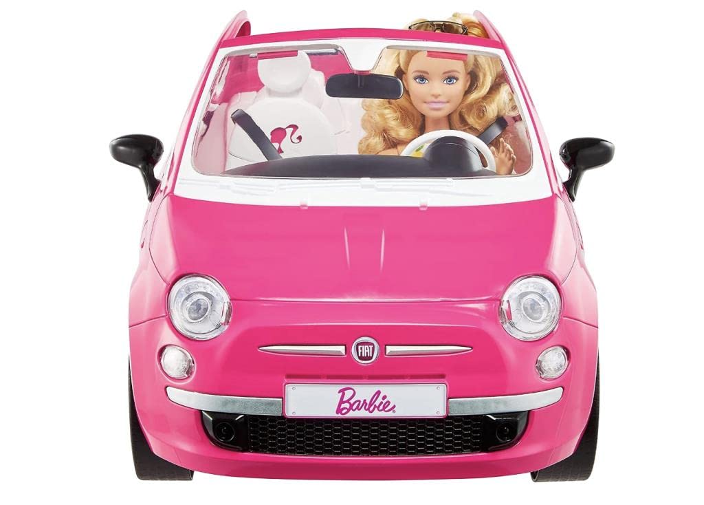 Кукла Barbie GXR57 с автомобилем Fiat с модной одеждой и аксессуарами, фото №2
