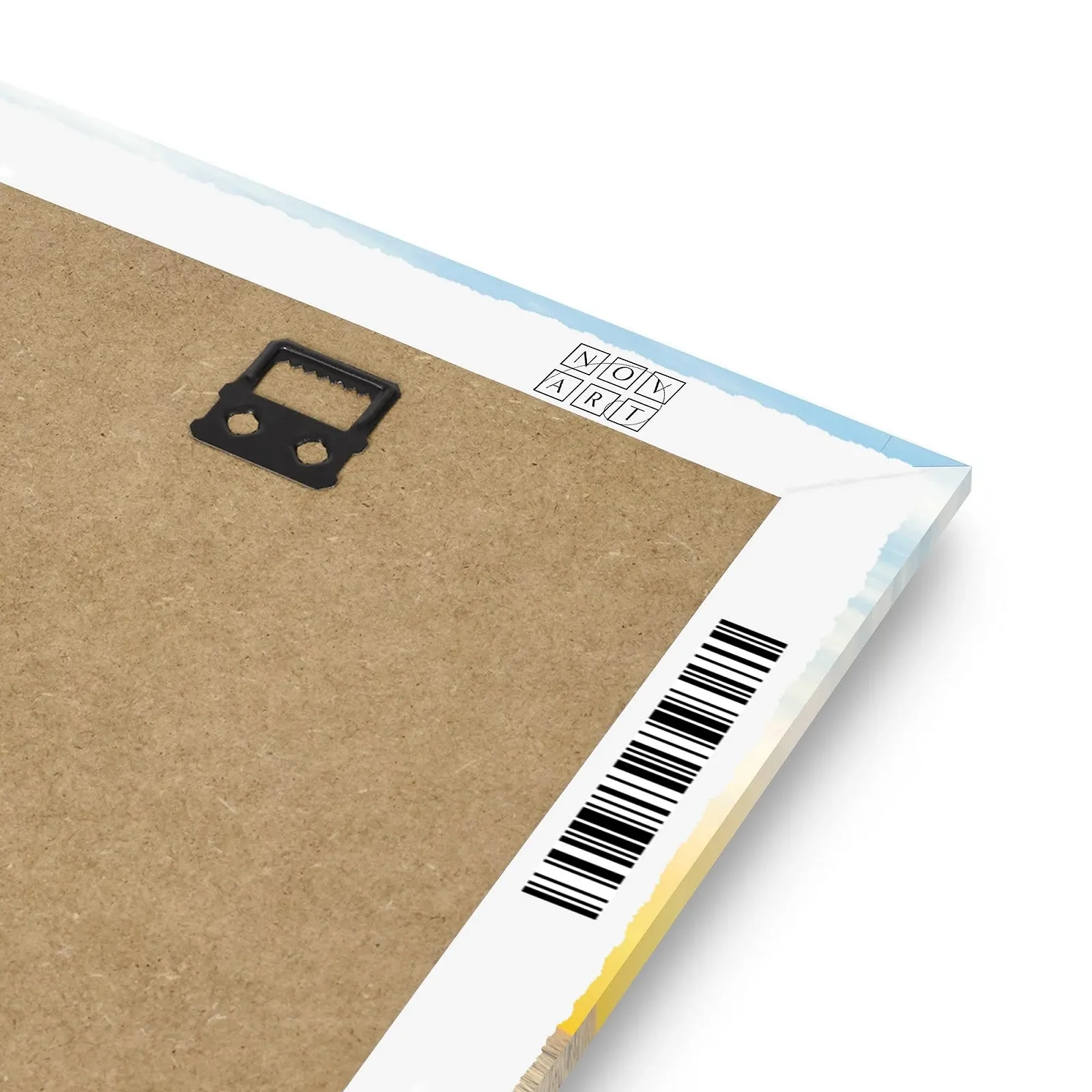 Набір картин Novart N034736b Пляж та море Бохо 3 шт. Синій та бежевий, фото №7