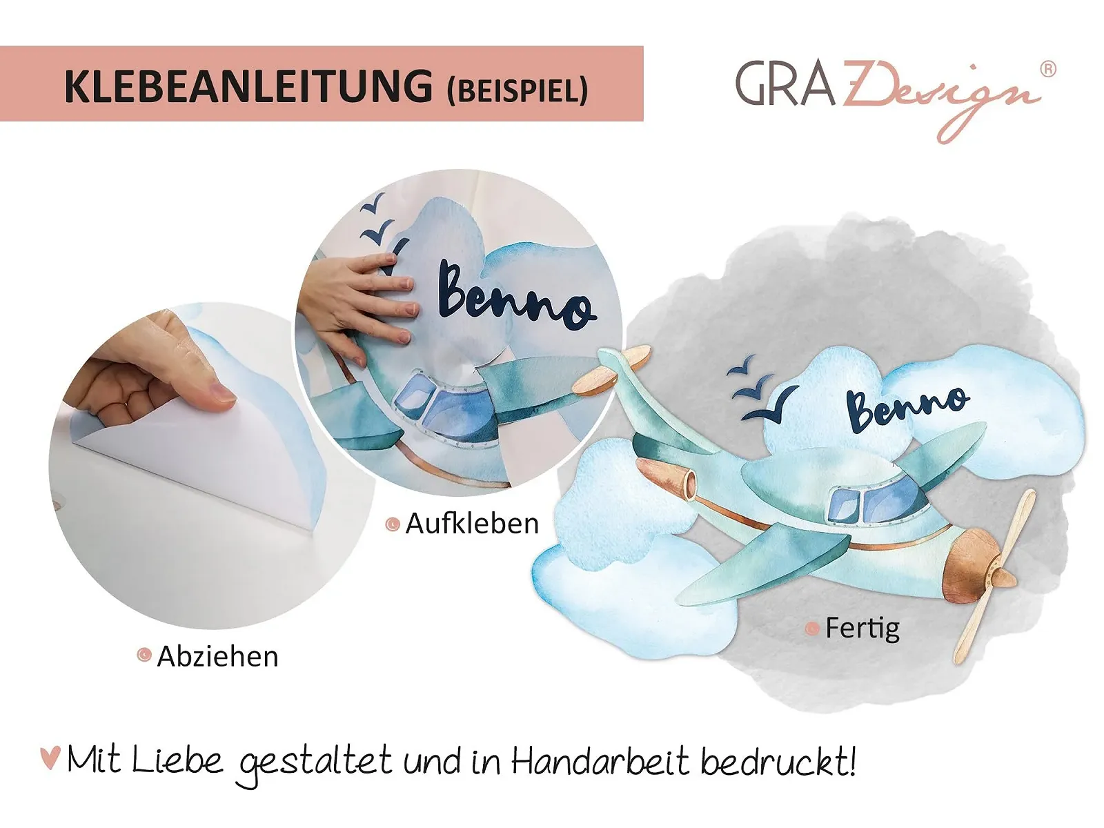 Наклейка на стену GRAZDesign Orca для ванной комнаты Северное море 58 x 57 см, фото №6