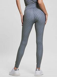 Жіночі легінси GUESS - Gj Logomania 4/4 Блакитні - S synthetic.ua - Фото 1