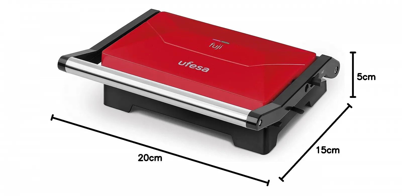 Гриль-тостер Ufesa контактный XXL для сэндвичей, стейков и панини, антипригарный, электрический гриль, 1000 Вт, PR1000, фото №4