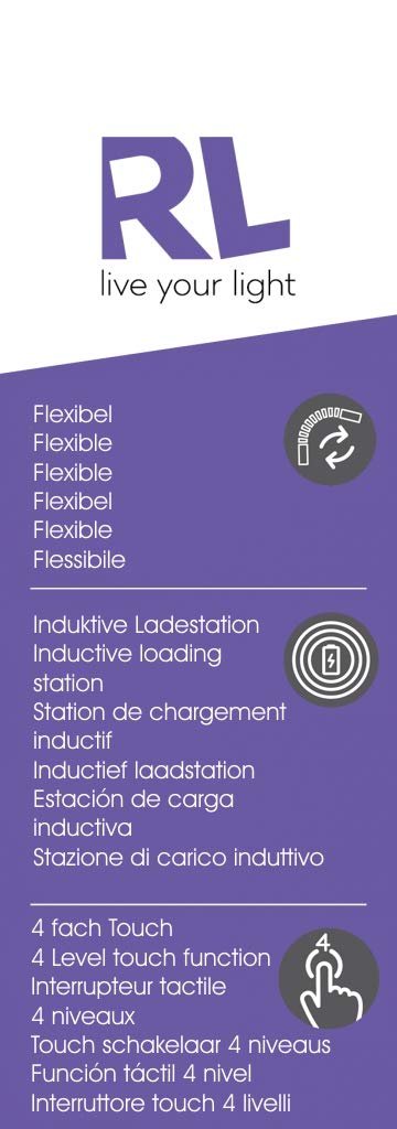 Настільна лампа Reality Leuchten Load R59029901 LED 4 Вт Біла, фото №6