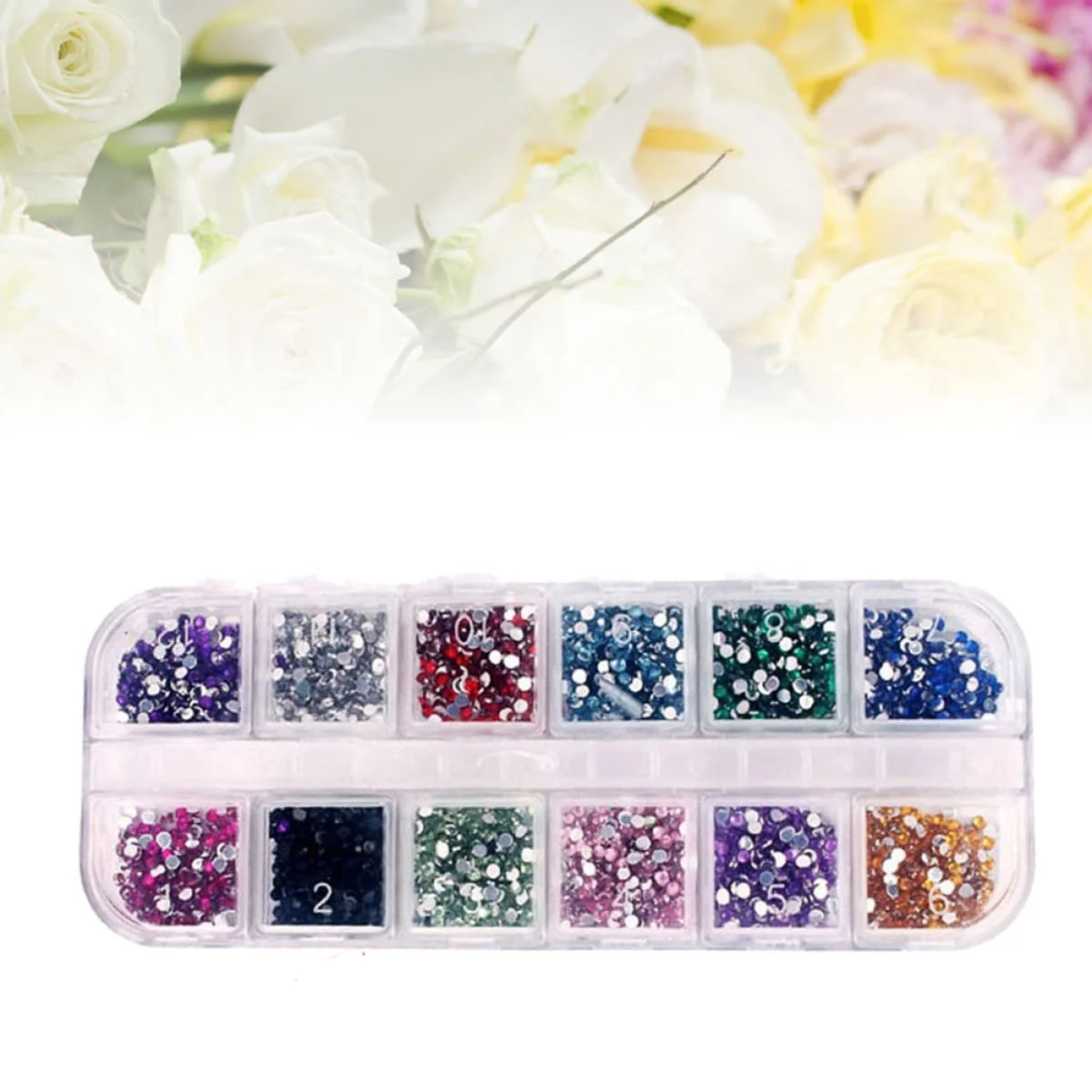 Капли Акриловые Кристаллы для дизайна ногтей Healeved Блестящие Самоцветы для ногтей, фото №7