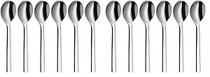 Ложка для эспрессо WMF Nuova Набор из 6 штук, полированная нержавеющая сталь Cromargan, можно мыть в посудомоечной машине, длина 11 см (2 упаковки) - Фото 1