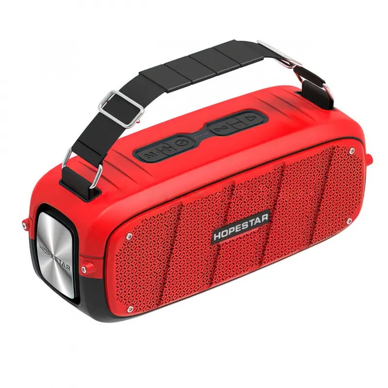 Bluetooth колонка Hopestar A20 червоний, фото №2 Bluetooth колонка Hopestar A20 червоний, фото №2