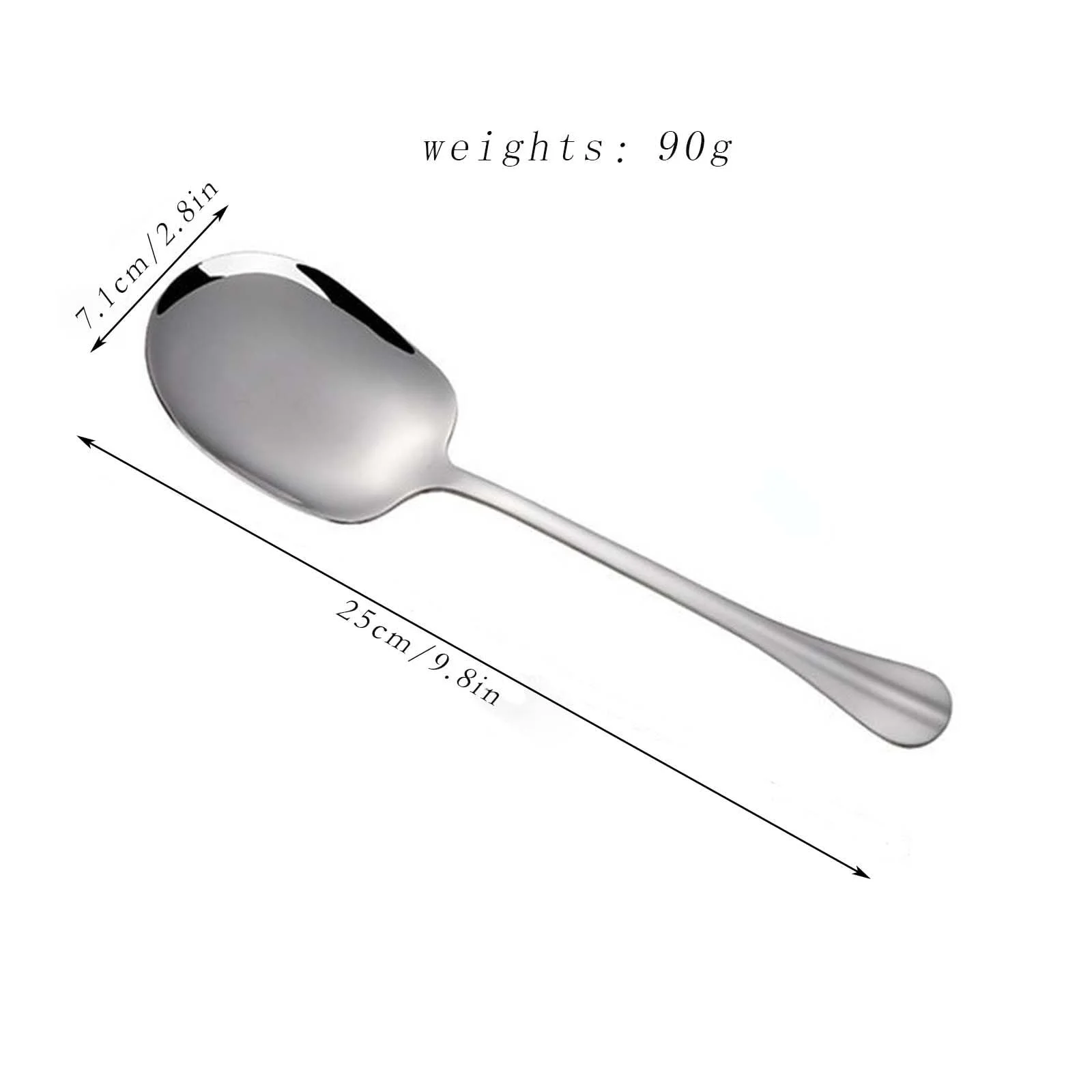 Ложка для сервірування з нержавіючої сталі, фото №7