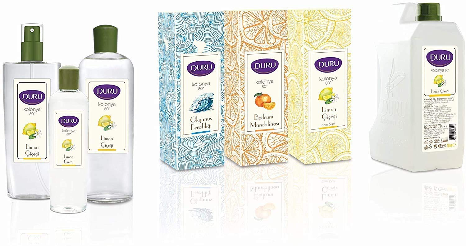 Одеколон Duru Лимон Kolonya Флакон с распылителем 150 мл (упаковка из 3 шт.), фото №3