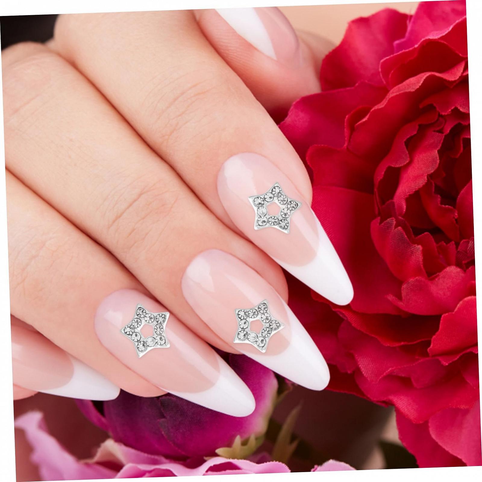 Стрази для нігтів Healeved, прикраси у формі зірки для творчого дизайну та манікюру нігтів, фото №9