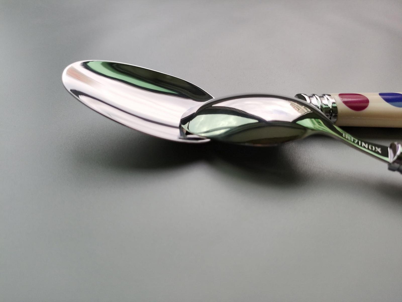 Набір столових приборів EXZACT 20 предметів Polka Dot з дзеркальною поліровкою з нержавіючої сталі, фото №9