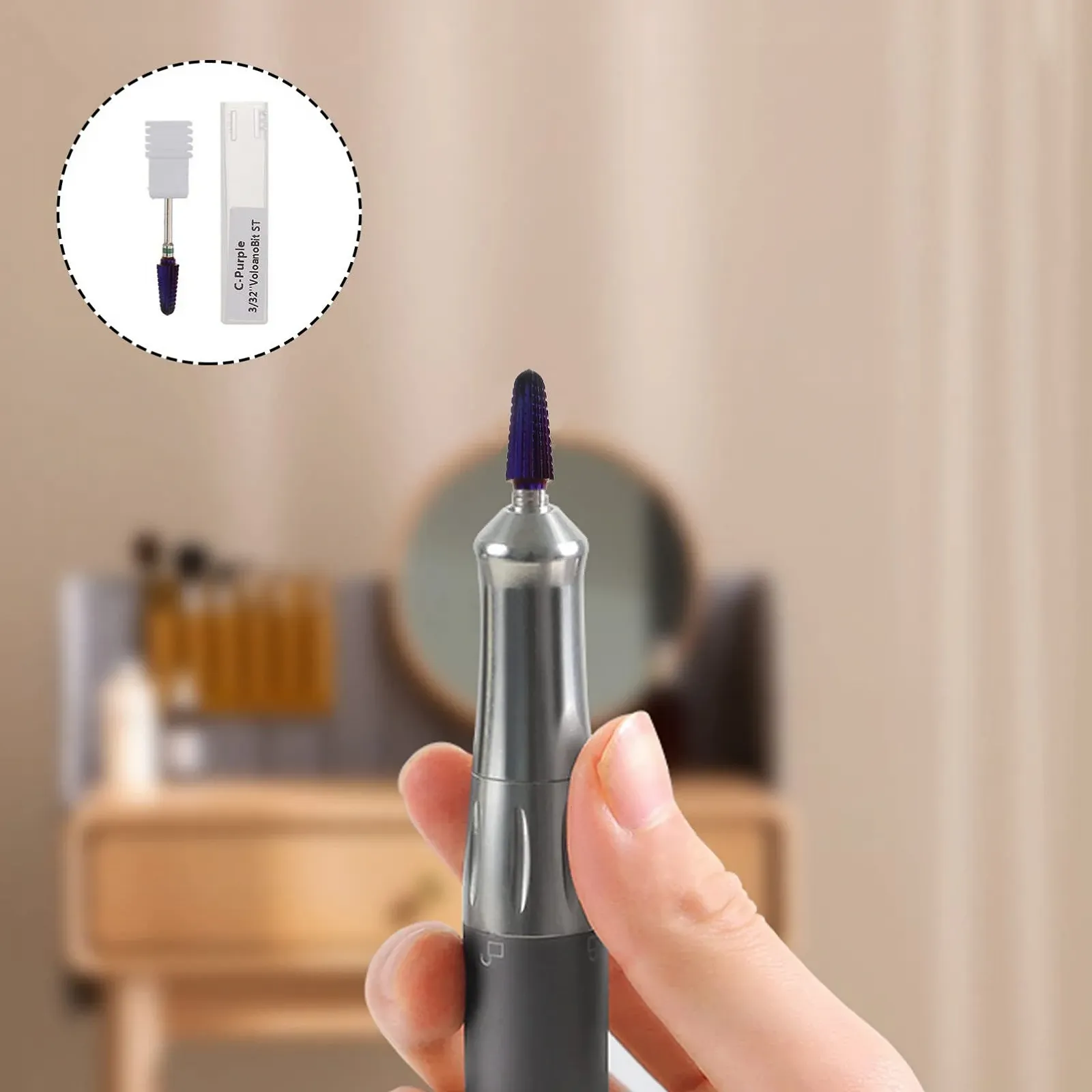 Маникюрная шлифовальная головка Healvian, фото №4