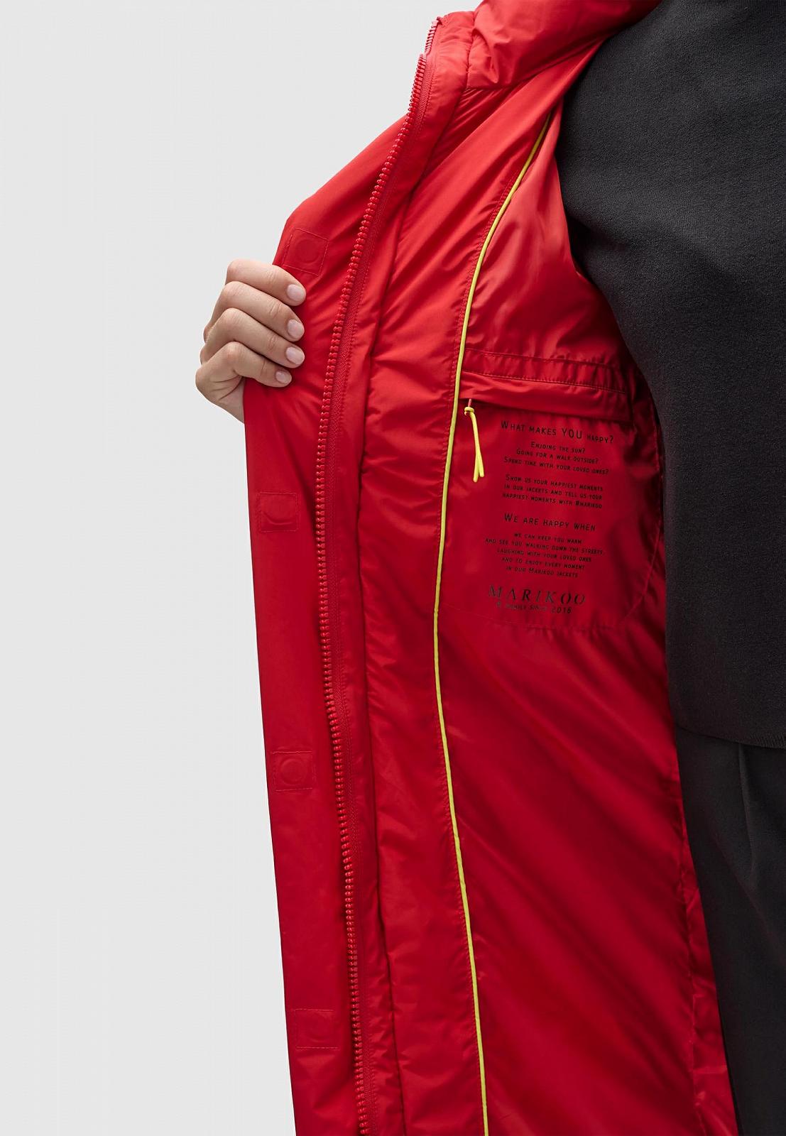 Куртка зимова Marikoo Nanami 16 Жіноча Довга Тепла з капюшоном, фото №6