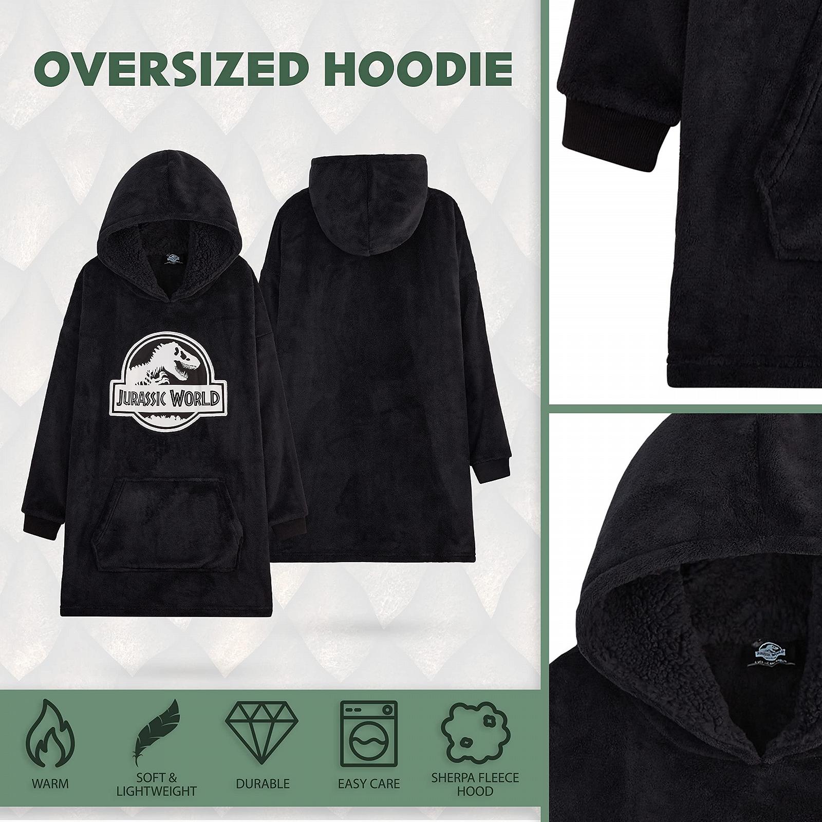 Худі-ковдра Jurassic World Oversized для дітей, хлопчиків та дівчаток, підлітків, фото №4