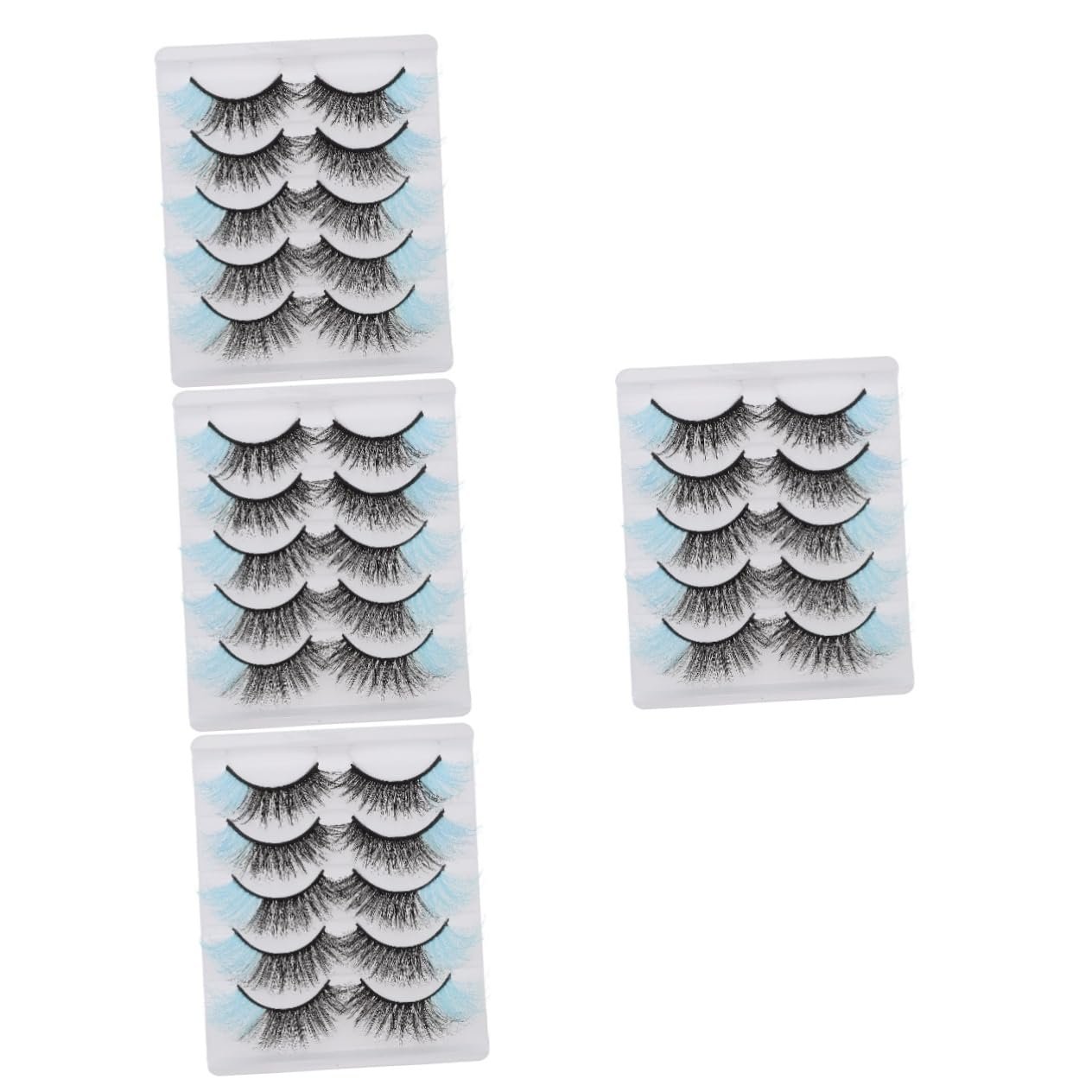 Кольорові накладні вії Angoily 20 пар Смужки Рясні візерунки, фото №1 Кольорові накладні вії Angoily 20 пар Смужки Рясні візерунки, фото №1