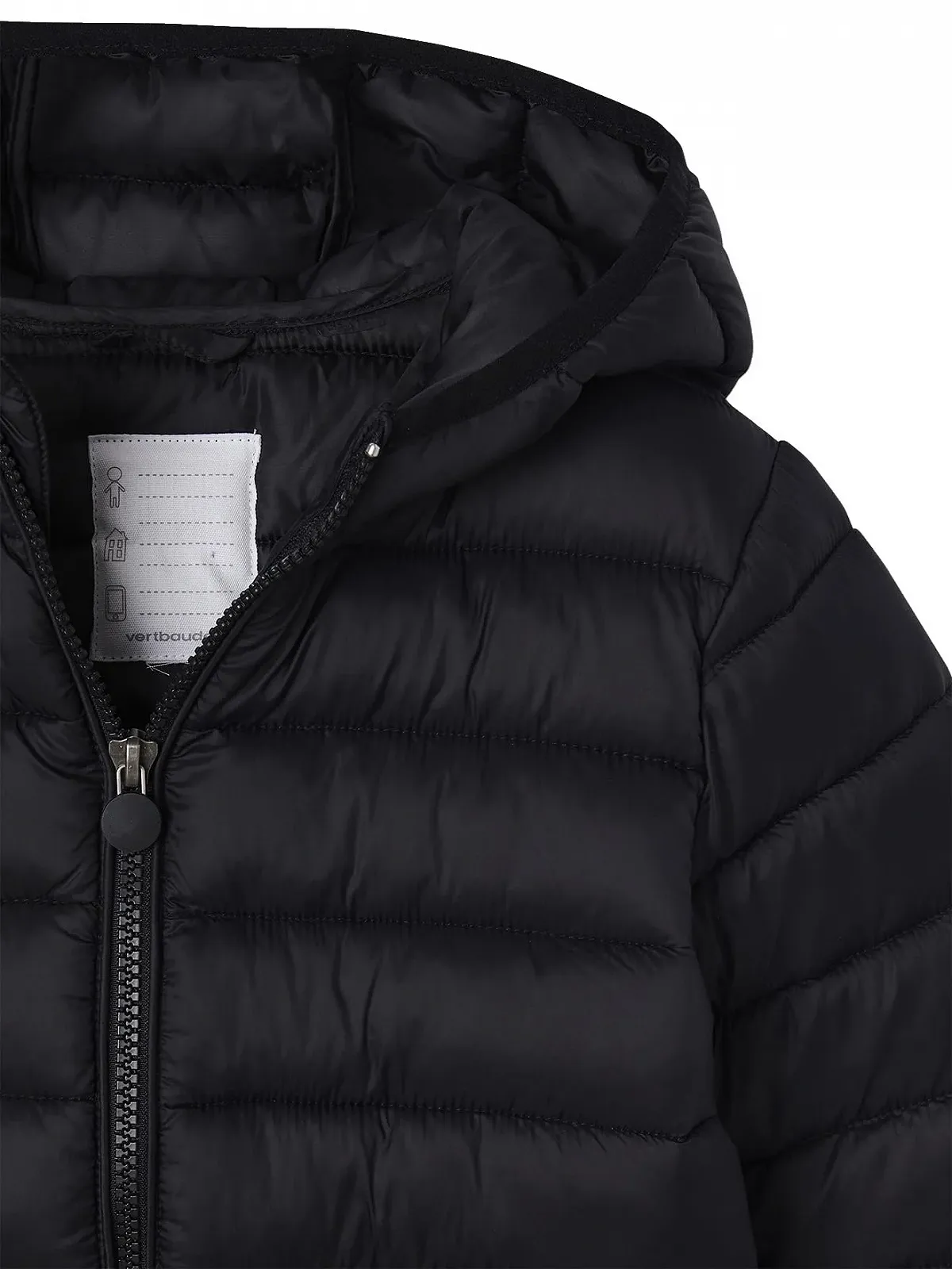 Легка пухова куртка з капюшоном для хлопчиків VERTBAUDET, фото №3